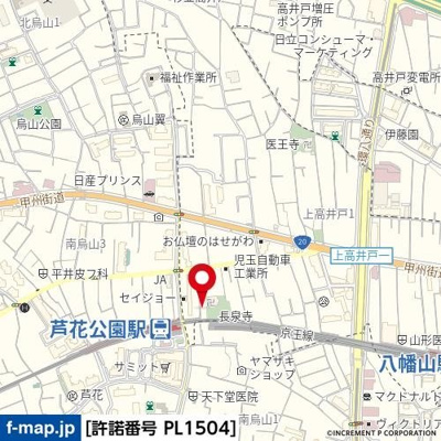 【地図】 | フェニックス芦花公園駅前壱番館