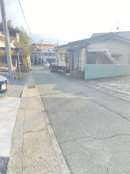 【前面道路含む現地写真】 | 「アイパッソの家」熊本市中央区黒髪4丁目　1号地