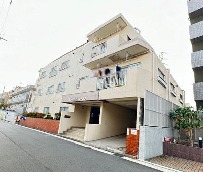 【外観】 | エンゼルハイム尻手第3 | 総戸数34戸、昭和61年4月築、管理人は日勤勤務につき管理体制良好です♪
