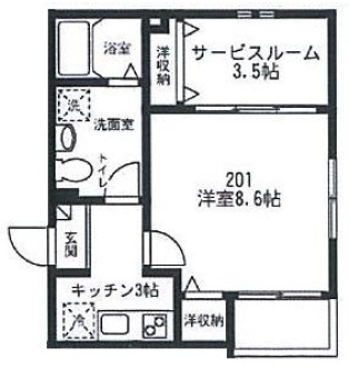 【間取り】 | Residenza al picco
