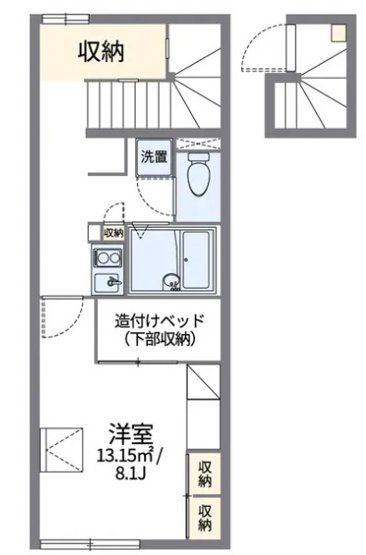 【間取り】 | サンライズⅡ