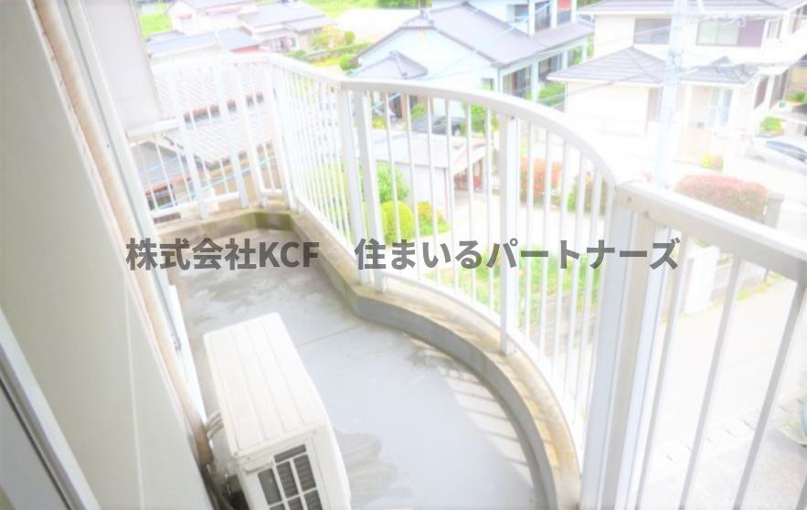 小森野ハイツのバルコニー|落ち着いた時間を過ごせるバルコニーです