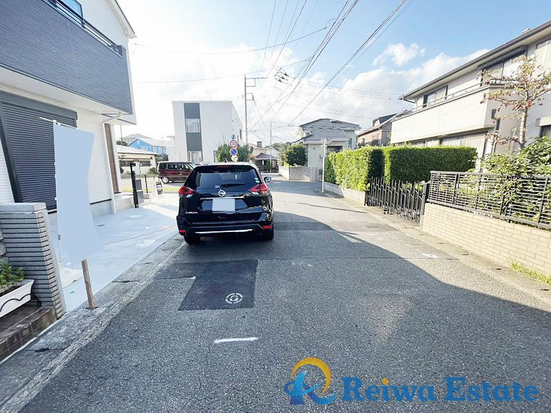 新築戸建　鎌倉市手広4丁目の前面道路含む現地写真