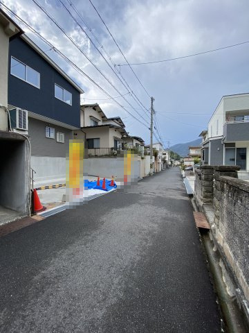中古戸建　相田５丁目の前面道路含む現地写真