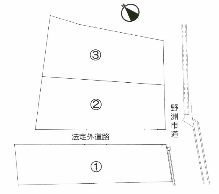 野洲市吉地　②号地　売土地の土地図