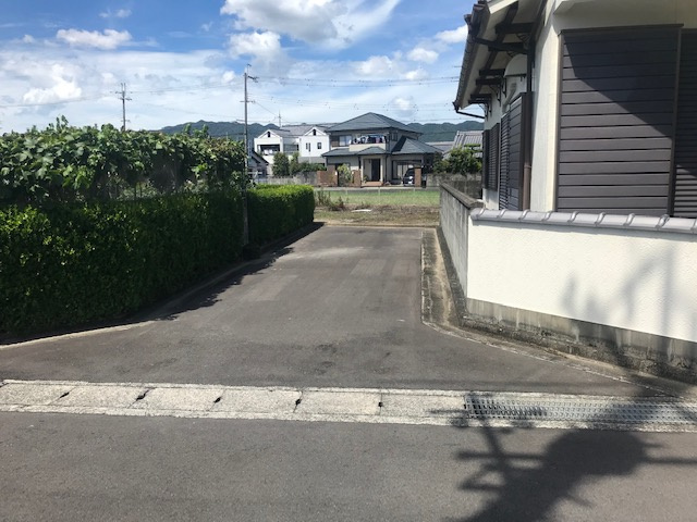 紀の川市西大井・土地・56793の前面道路含む現地写真