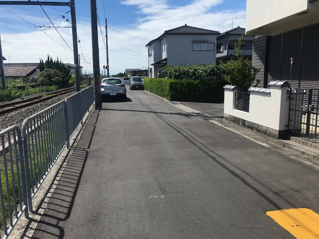 紀の川市西大井・土地・56793の前面道路含む現地写真