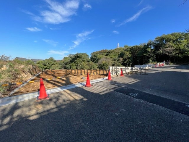 横須賀市桜が丘１丁目　建築条件無　売地　A区画の外観|駐車スペースのイメージができます♪