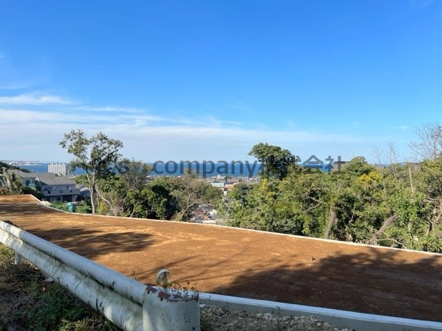 ■横須賀市桜が丘１丁目　建築条件無　売地　B区画■の外観|オーシャンビューの素敵な眺望です☆
