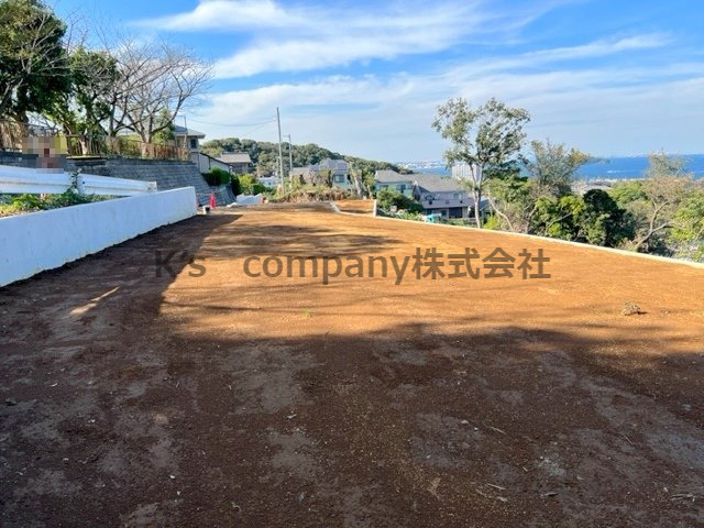 ■横須賀市桜が丘１丁目　建築条件無　売地　B区画■の外観|海の眺望の中に猿島や横浜、房総半島が見えます♪