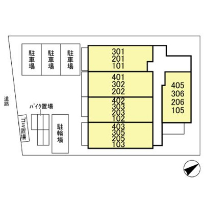 【区画図】 | ディアコートコトブキ
