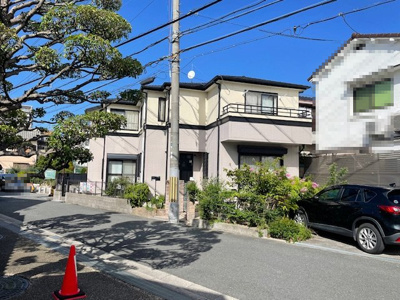 【前面道路含む現地写真】 | 門真市月出町　戸建 | 前面道路は公道幅員約４．９ｍ！