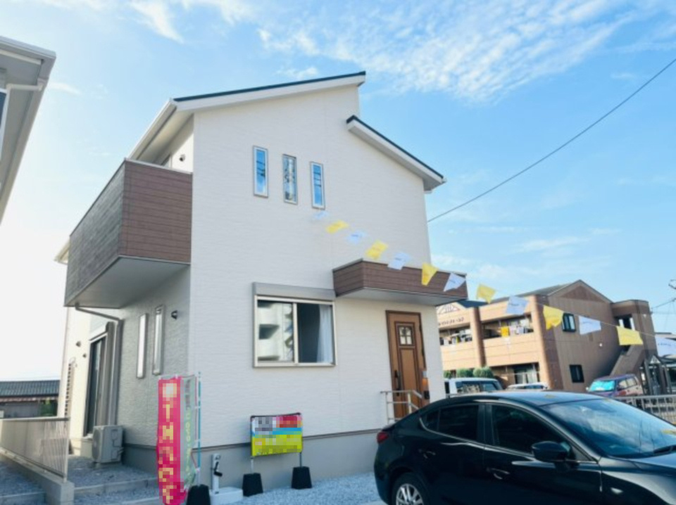 ★★ーSunCourtーサンコートー行橋市南大橋1丁目の外観|カッコよさと可愛さを兼ね備えたデザイン♪【行橋市　新築戸建て】
