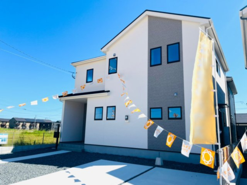 ★-FIT-フィット-　苅田町与原　新築戸建ての外観|ホワイトベースのスタイリッシュな外観♪【苅田町与原　新築戸建て】