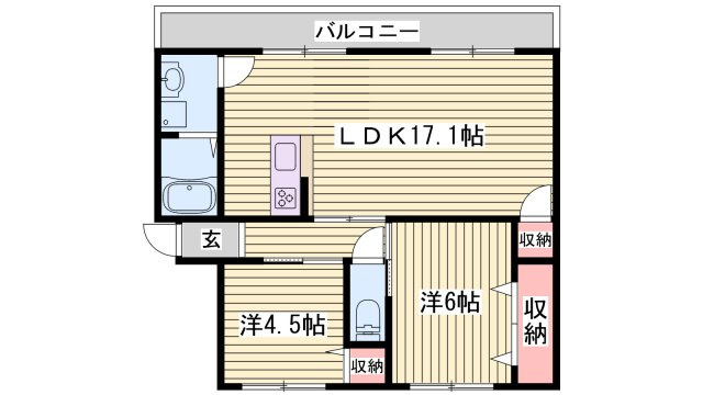 サンエステート小坂の間取り