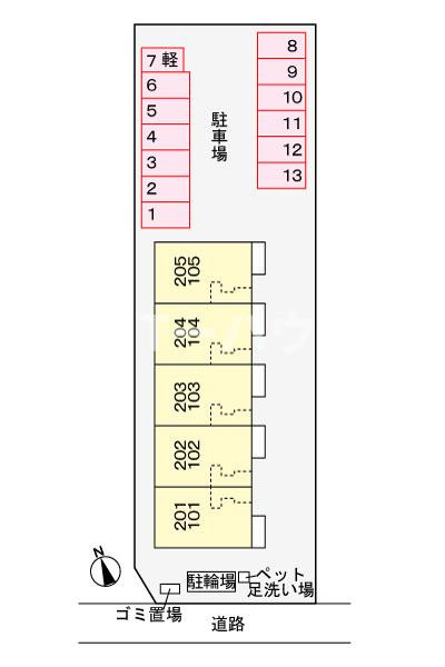 ラ・ルーチェの駐車場|駐車場