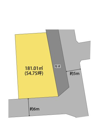 和歌山市塩屋5丁目・土地・125422の区画図