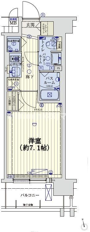スワンズシティ大阪EASTの間取り