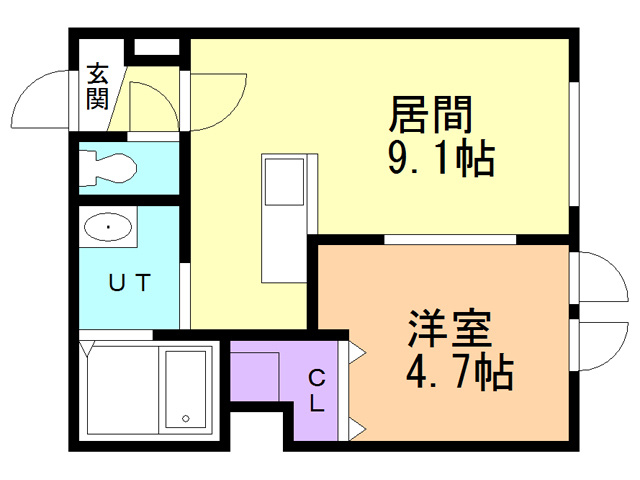 レオーネ・パティオ・ブルーの間取り