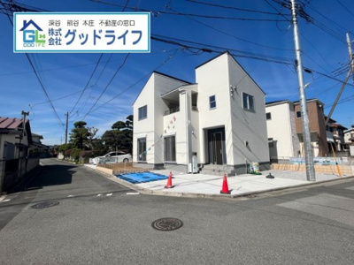【前面道路含む現地写真】 | Livele Garden　行田市谷郷1丁目　新築住宅　１号棟