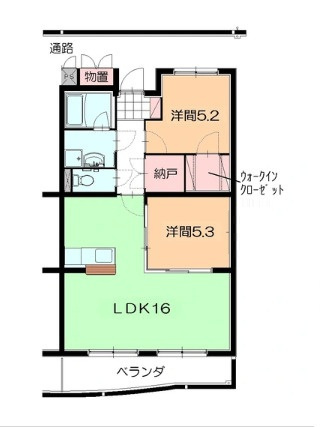 セレーノ小鷹野の間取り