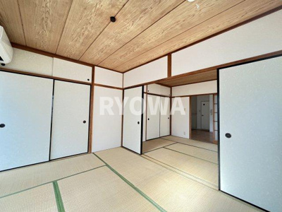 【和室】 | 山崎マンション | 掲載の写真は退去前の写真となります。