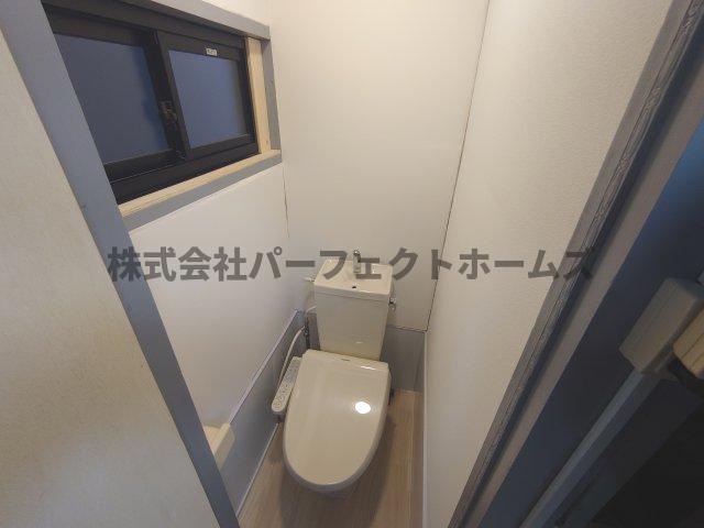 池田西町テラスハウス賃貸のトイレ|トイレもきれいです