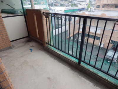 【バルコニー】 | 第三宮脇笹川ハイツA | ※同建物同型別のお部屋