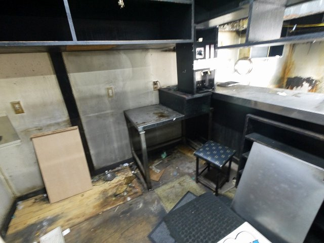 萬田店舗のキッチン