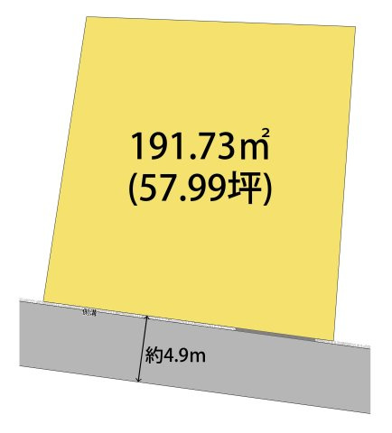 和歌山市加太・土地・125125の区画図
