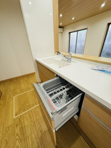 広島市安佐南区相田5丁目　新築一戸建てのキッチン|食器洗い乾燥機