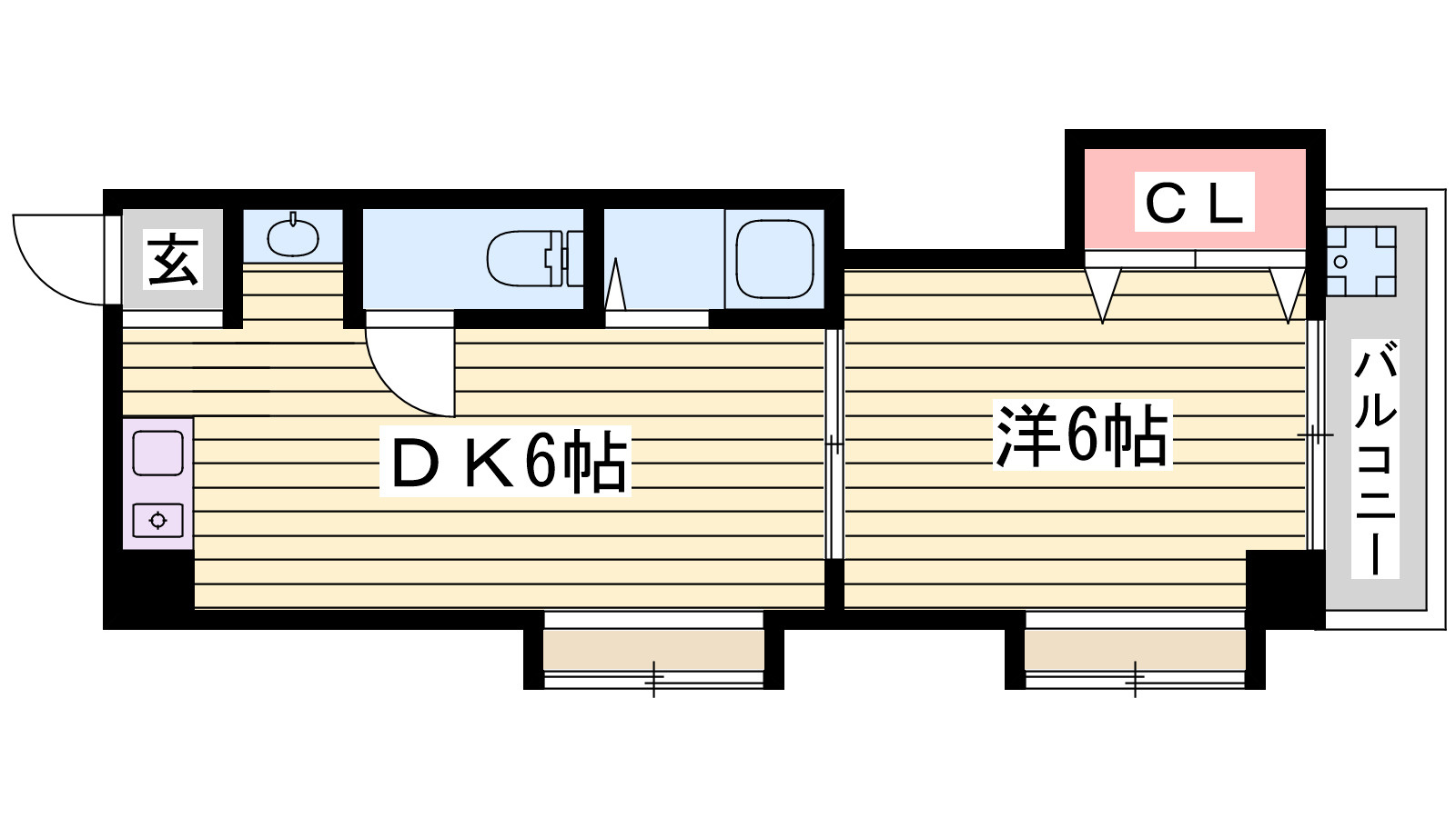 サンパレス２１垂水の間取り