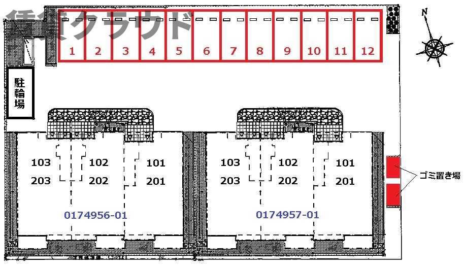 フォルティシモ・Ａの駐車場