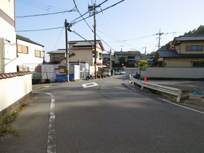 【前面道路含む現地写真】 | 山科区日ノ岡坂脇町　売地