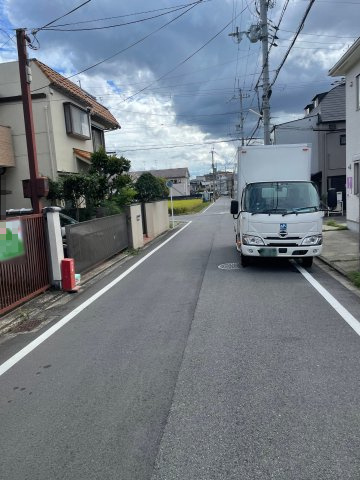 一乗寺染殿町　1号地の前面道路含む現地写真
