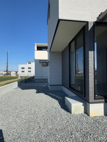 葛城市北花内　新築(全3区画）A号地 モデルハウスの外観|裏庭も広いですよ(^^)/