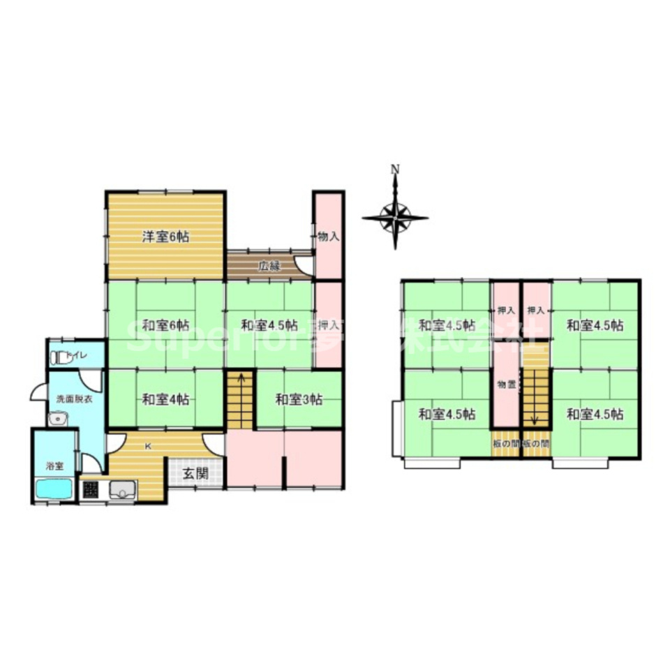 【中古テラスハウス】大津市秋葉台