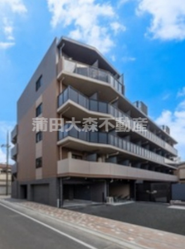 アーバンパーク東六郷Ⅱの外観|2023年6月築　RC鉄筋コンクリート造地上5階建て　総戸数47戸インターネット無料ペット可
東京都大田区東六郷1丁目　京急本線雑色駅徒歩10分