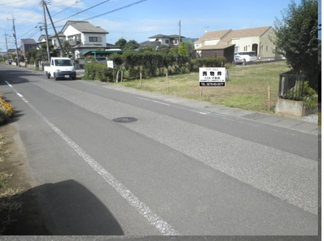 【前面道路含む現地写真】 | 売地：邑楽町中野　173坪 | 前面道路含む現地写真です