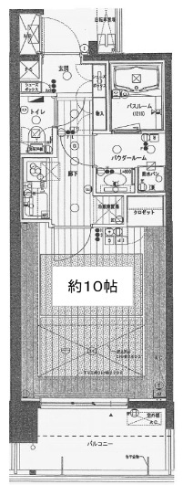 トア山手フラッツの間取り