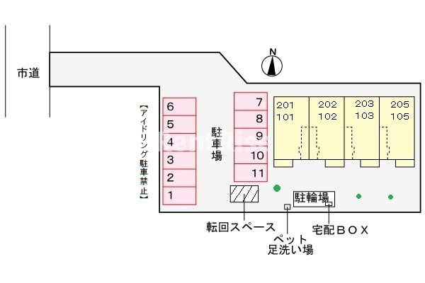 アマデトワールＹ・Ｓの駐車場|駐車場