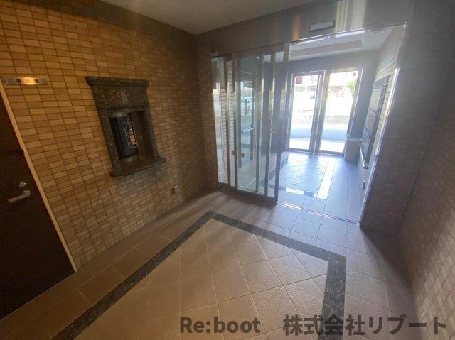 妙典ウッドベル壱番館のロビー