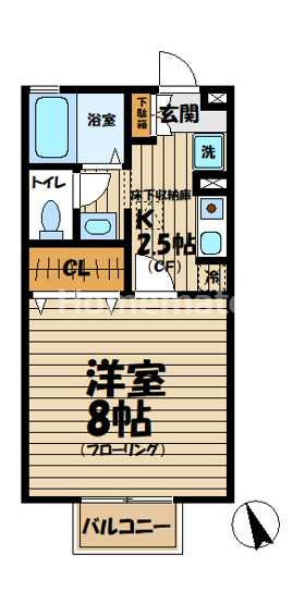 【間取り】 | コーポラス泉