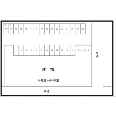 【区画図】 | グランドール大幸Ⅱ