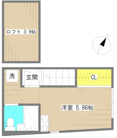【間取り】 | 立花ハイツ