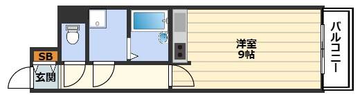 エスリード堂島の間取り