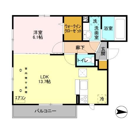サン　クラージュの間取り