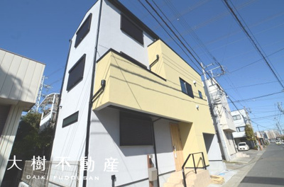 【外観】 | 海老名市門沢橋2丁目　新築戸建て　全１棟　【仲介手数料無料】 | 建物完成しました！！内見可能です♪