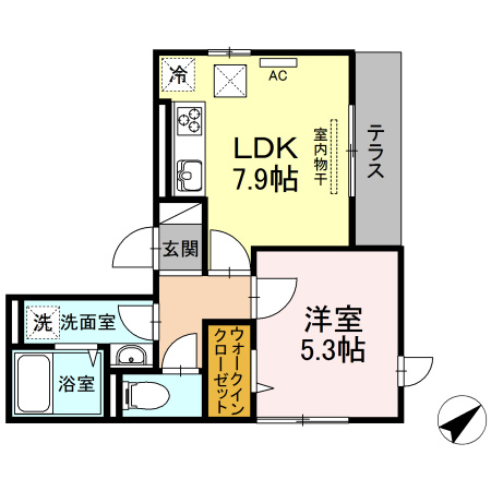 【間取り】 | D-room高宮通り