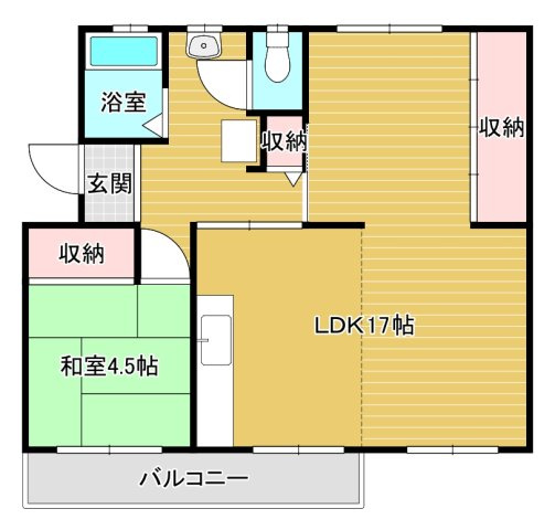 公団狭山住宅11号棟の間取り